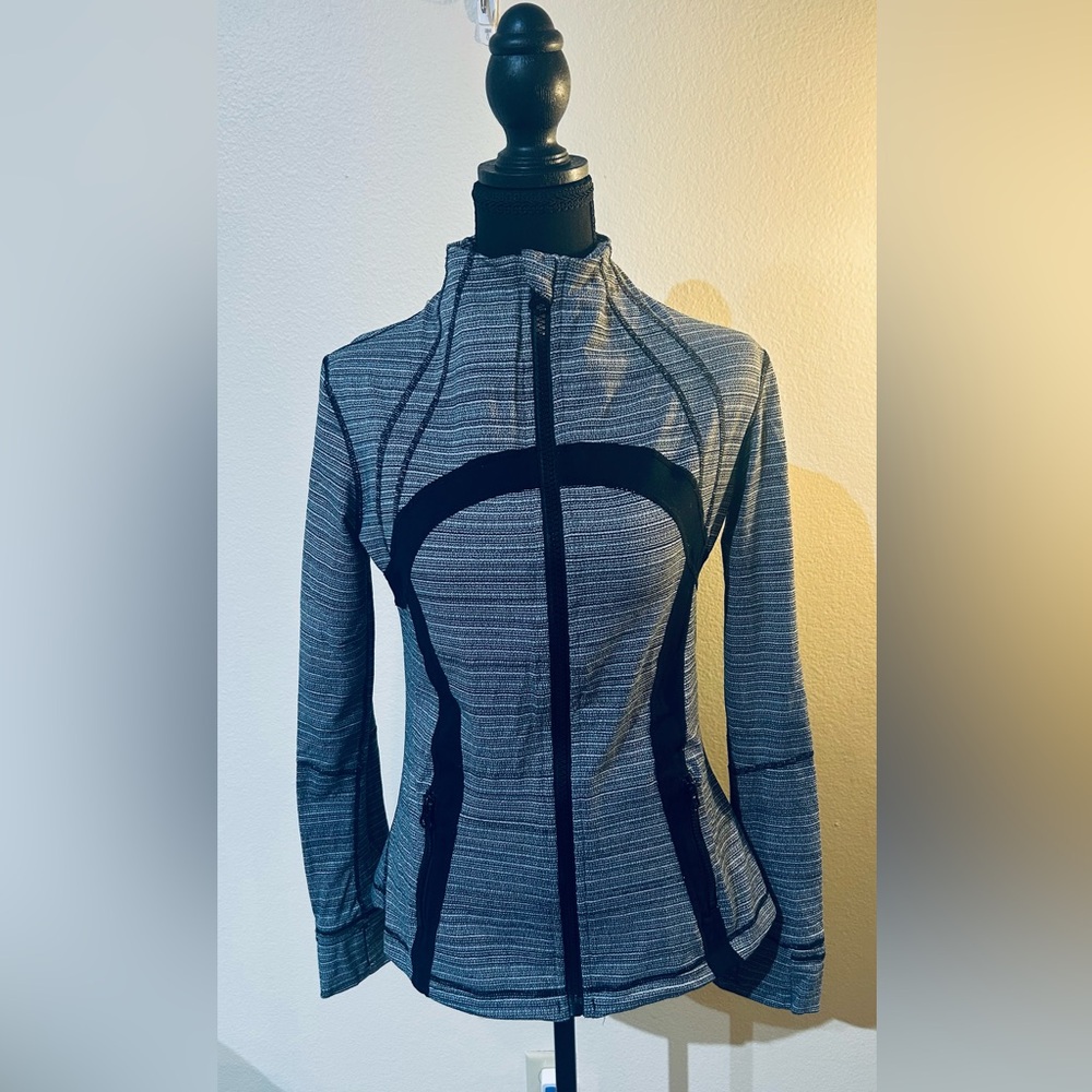 Lululemon Athletica Gray and Black Define Jacket